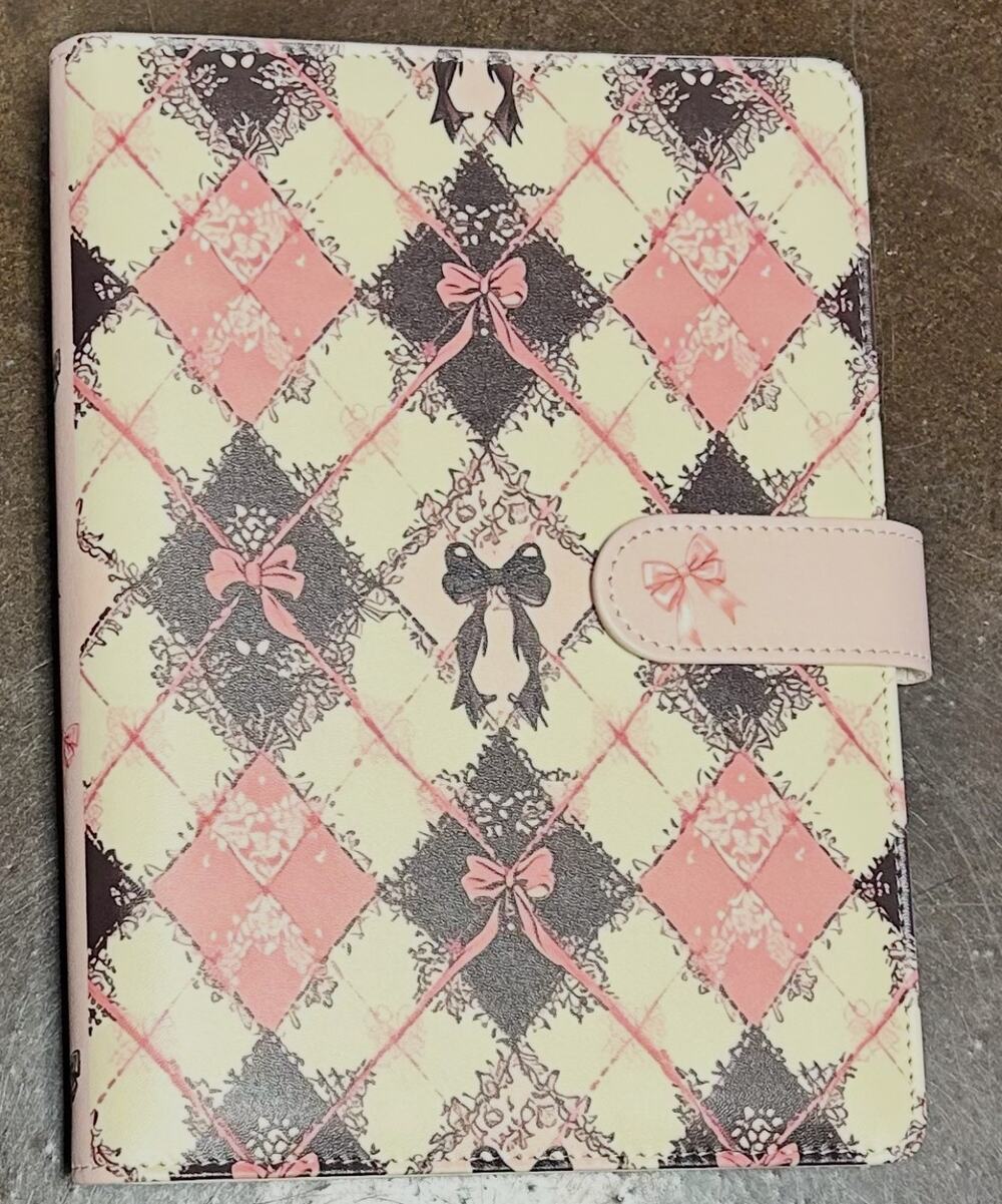 Coquette Bows size A5 Binder w/ stationery paper